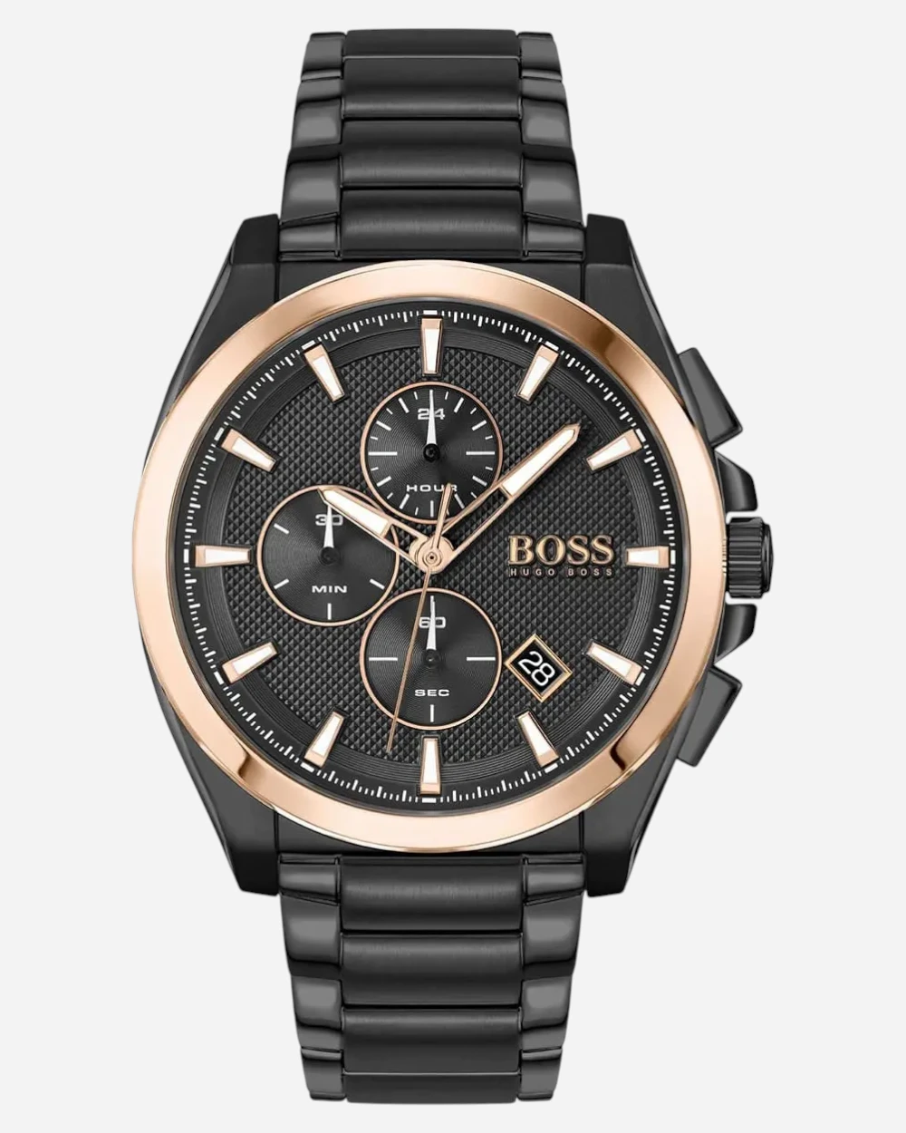 Hugo Boss Grandmaster Svart/Stål 46 mm 1513885 Hugo Boss Grandmaster Svart/Stål 46 mm 1513885