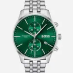 Hugo Boss Associate Grön/Stål 42 mm 1513975