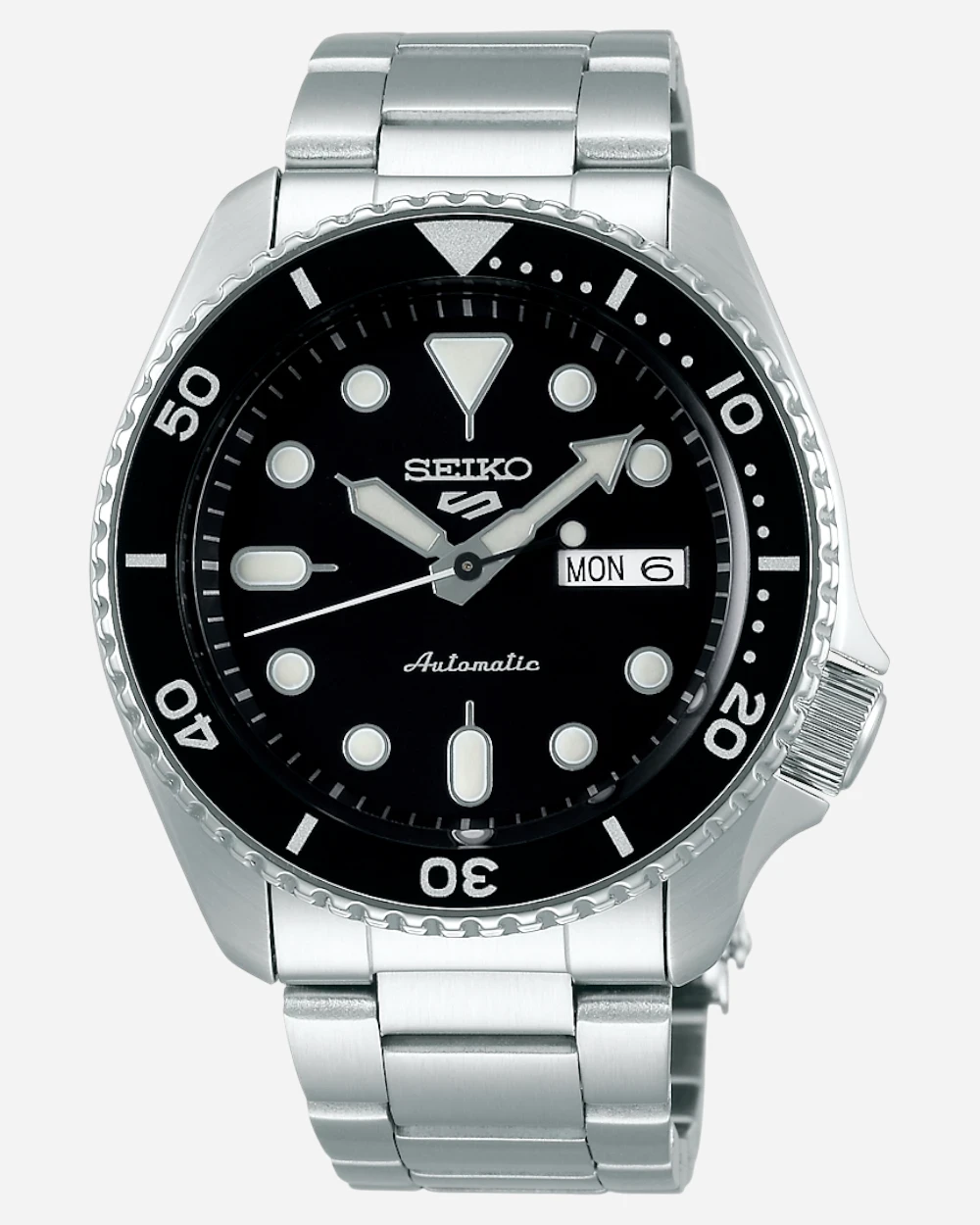 Seiko 5 Sports Automatisk Svart/Stål 43 mm SRPD55K1 Seiko 5 Sports Automatisk Svart/Stål 43 mm SRPD55K1