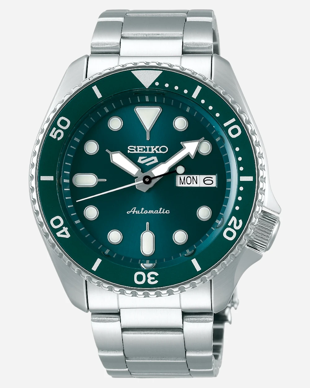 Seiko 5 Sports Automatisk Grön/Stål 43 mm SRPD61K1 Seiko 5 Sports Automatisk Grön/Stål 43 mm SRPD61K1