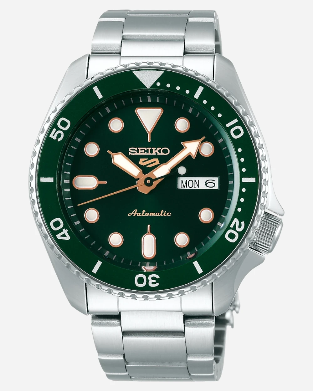 Seiko 5 Sports Automatisk Grön/Stål 42.5 mm SRPD63K1 Seiko 5 Sports Automatisk Grön/Stål 42.5 mm SRPD63K1