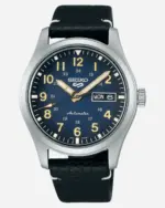 Seiko 5 Sports Automatisk Blå/Läder 39.4 mm SRPG39K1