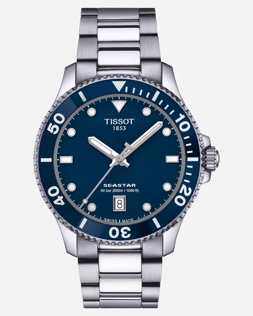 Tissot Seastar 1000 Blå/Stål 40 mm T1204101104100 Tissot Seastar 1000 Blå/Stål 40 mm T1204101104100