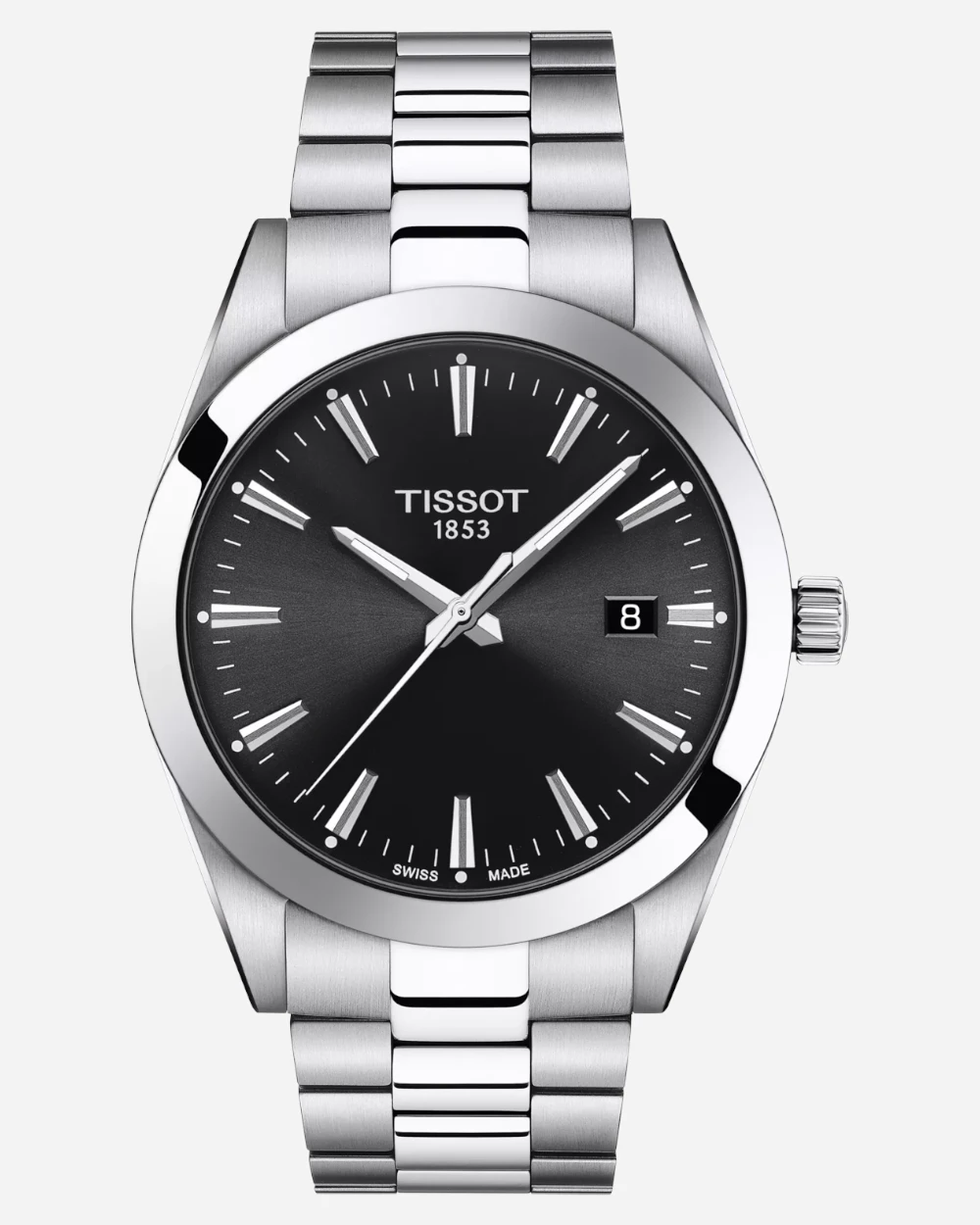 Tissot T-Classic Svart/Stål 40 mm T1274101105100 Tissot T-Classic Svart/Stål 40 mm T1274101105100