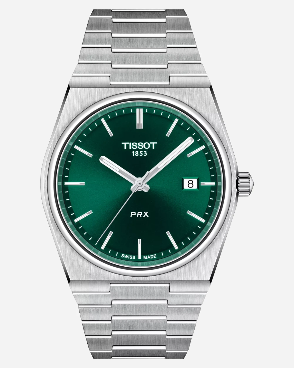 Tissot PRX Grön/Stål 40 mm T1374101109100 Tissot PRX Grön/Stål 40 mm T1374101109100
