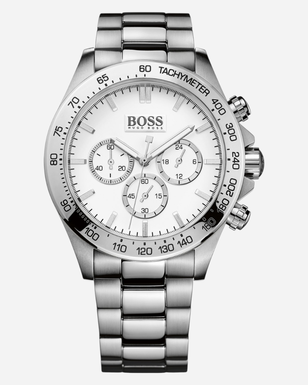 Hugo Boss Ikon Vit/Stål 44 mm 1512962 Hugo Boss Ikon Vit/Stål 44 mm 1512962