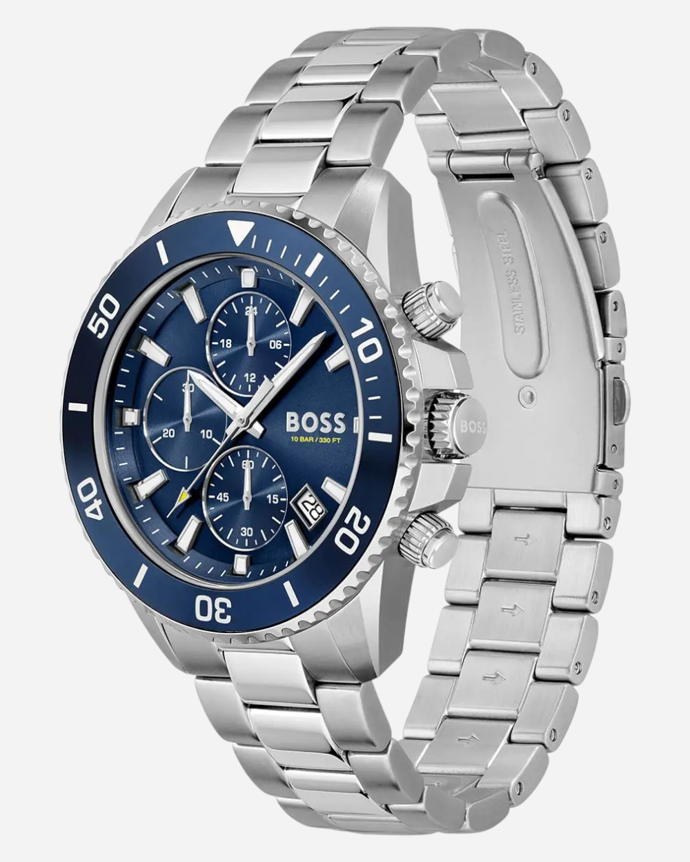 1513907-1 Hugo Boss Admiral Blå/Stål 46 mm - Bild 2