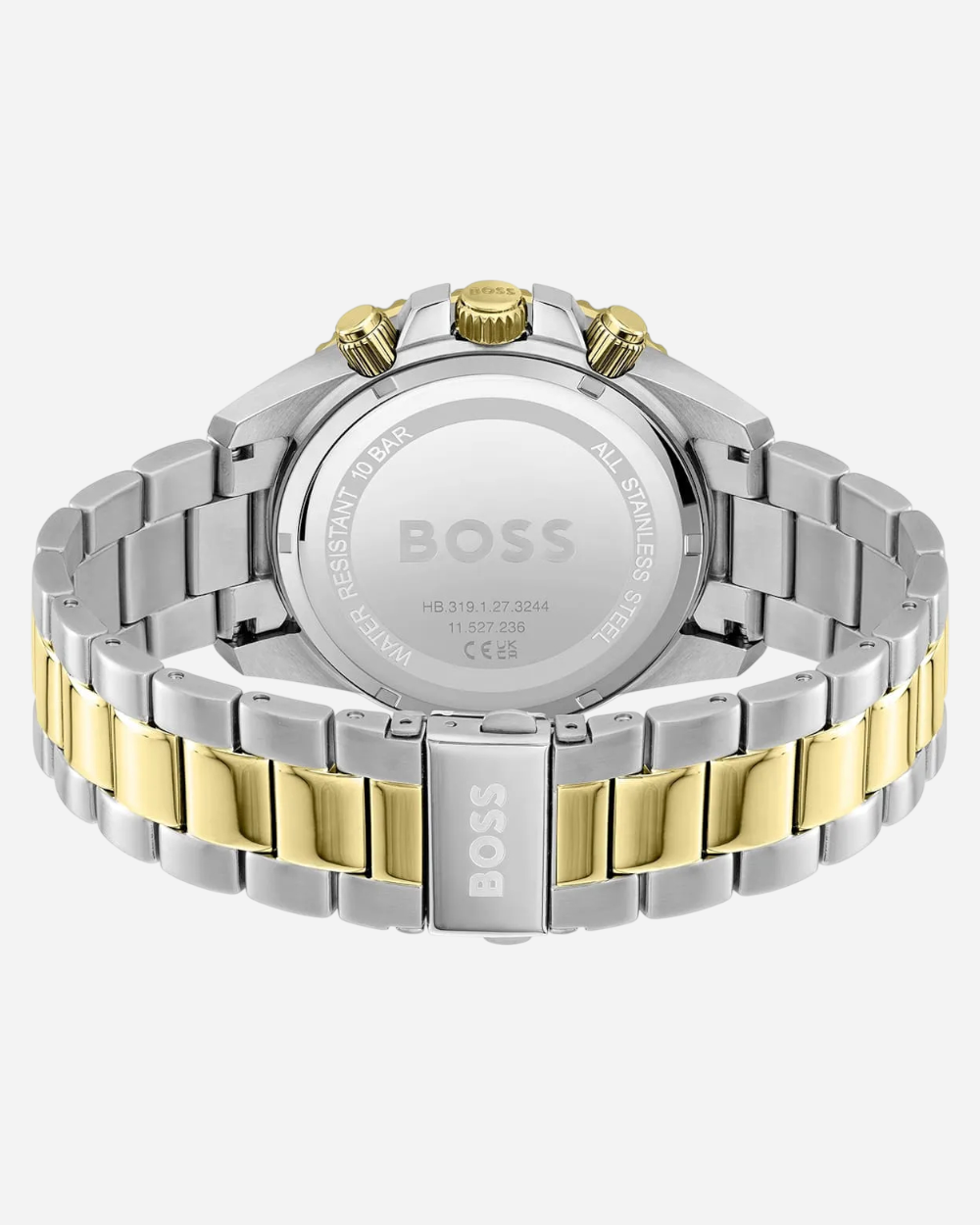Hugo Boss Admiral Svart/Gulguldtonat stål 46 mm 1513908 Hugo Boss Admiral Svart/Gulguldtonat stål 46 mm 1513908