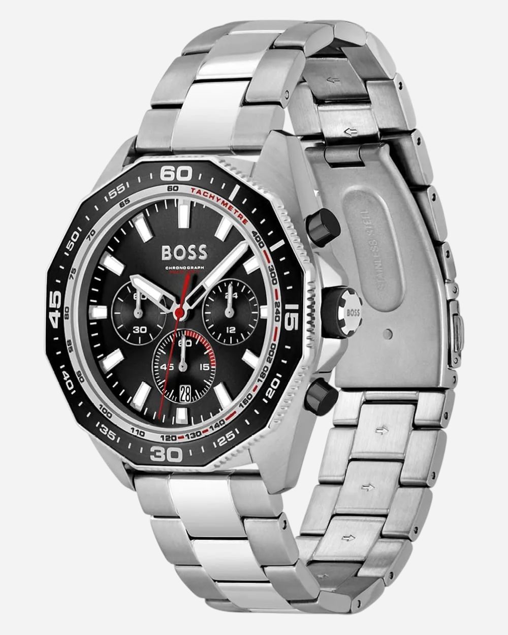 1513971-1 Hugo Boss Energy Svart/Stål 44 mm - Bild 2