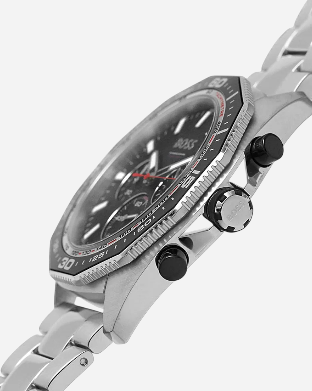 1513971-3 Hugo Boss Energy Svart/Stål 44 mm - Bild 3