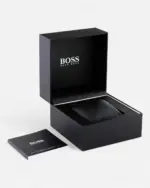 Hugo Boss Admiral Svart/Gulguldtonat stål 46 mm - Bild 5