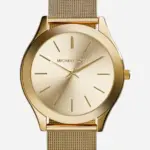 Michael Kors Slim Runway Guldtonat Stål 42 mm MK3282