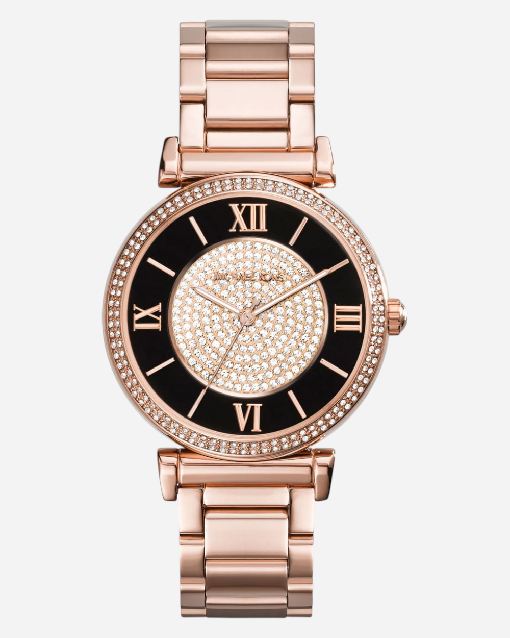 Michael Kors Catlin Svart/Roséguld 38 mm MK3339 Michael Kors Catlin Svart/Roséguld 38 mm MK3339