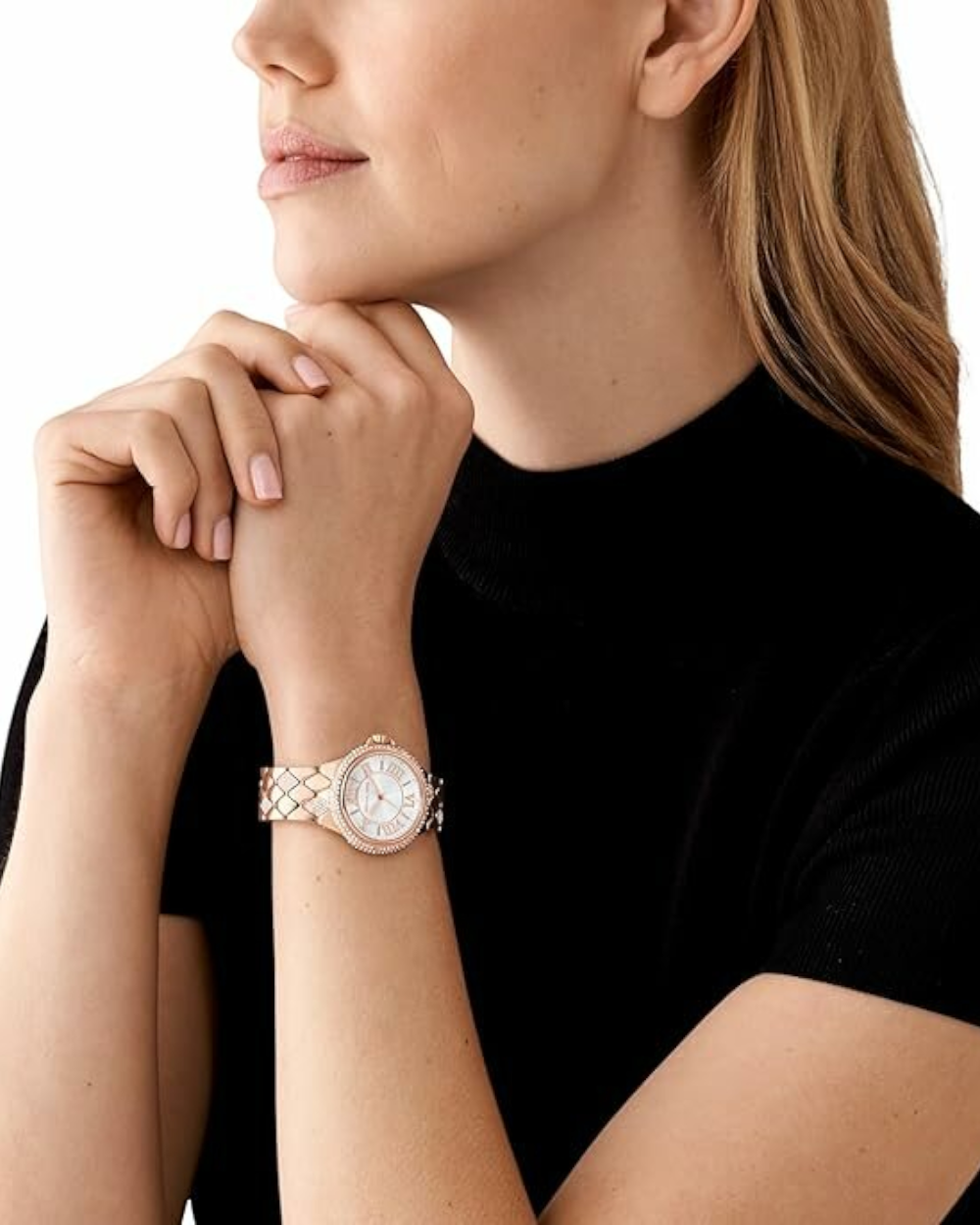 MK4810-4 Michael Kors Camille Roséguld/Stål 33 mm - Bild 4