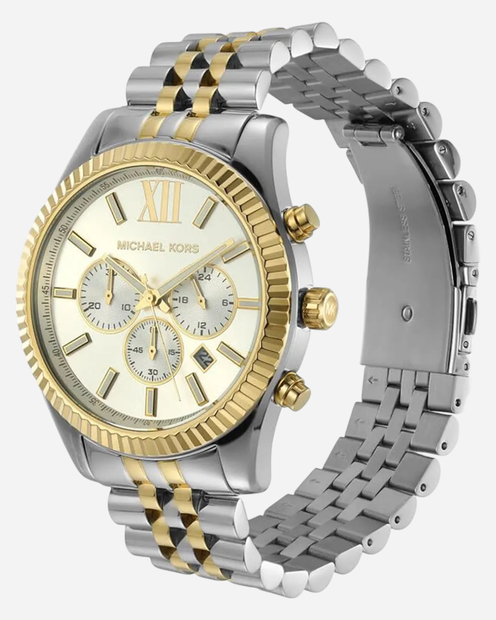 MK8344-1 Michael Kors Lexington Silver/Guld Stål 44 mm - Bild 2