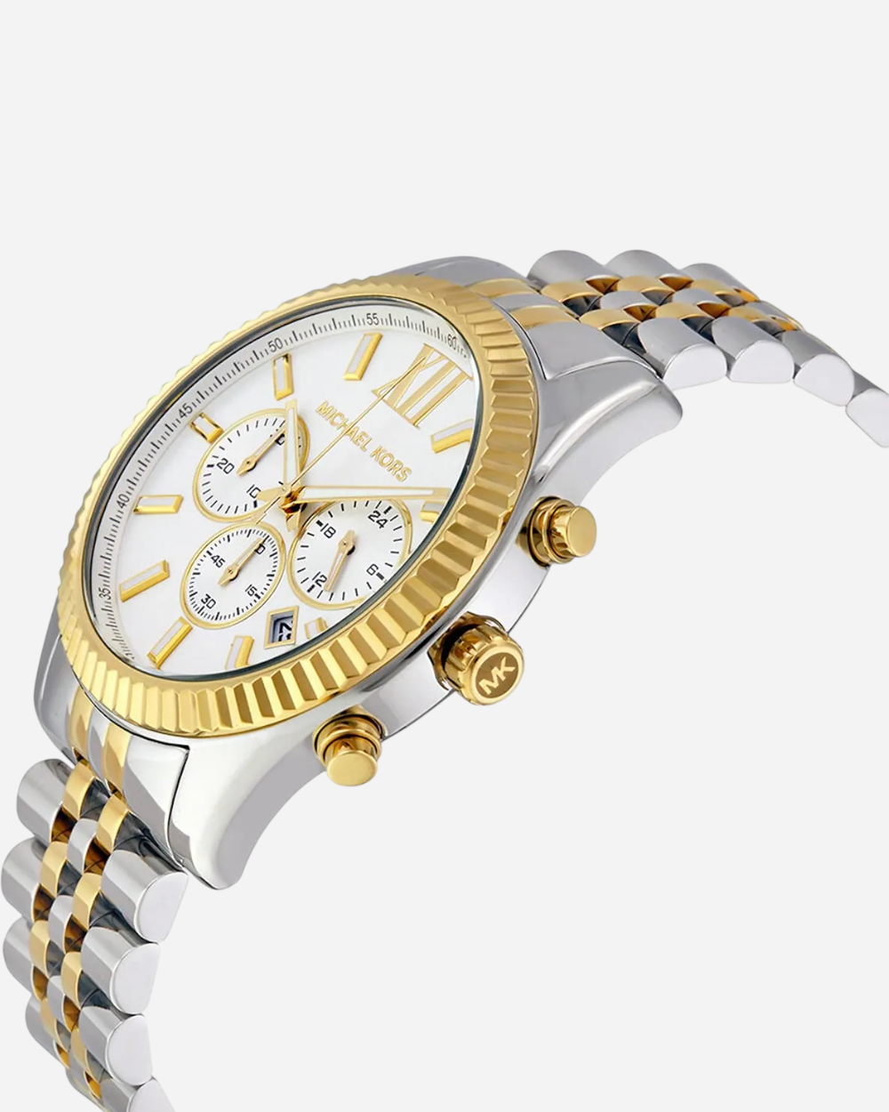 MK8344-2 Michael Kors Lexington Silver/Guld Stål 44 mm - Bild 4