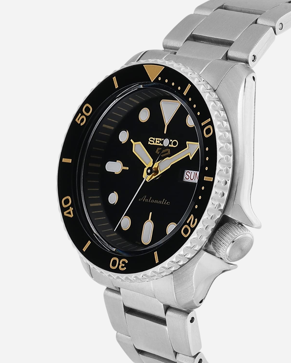 SEIKO 5 Sports Automatisk Svart/Stål 43 mm SRPD57K1 SEIKO 5 Sports Automatisk Svart/Stål 43 mm SRPD57K1