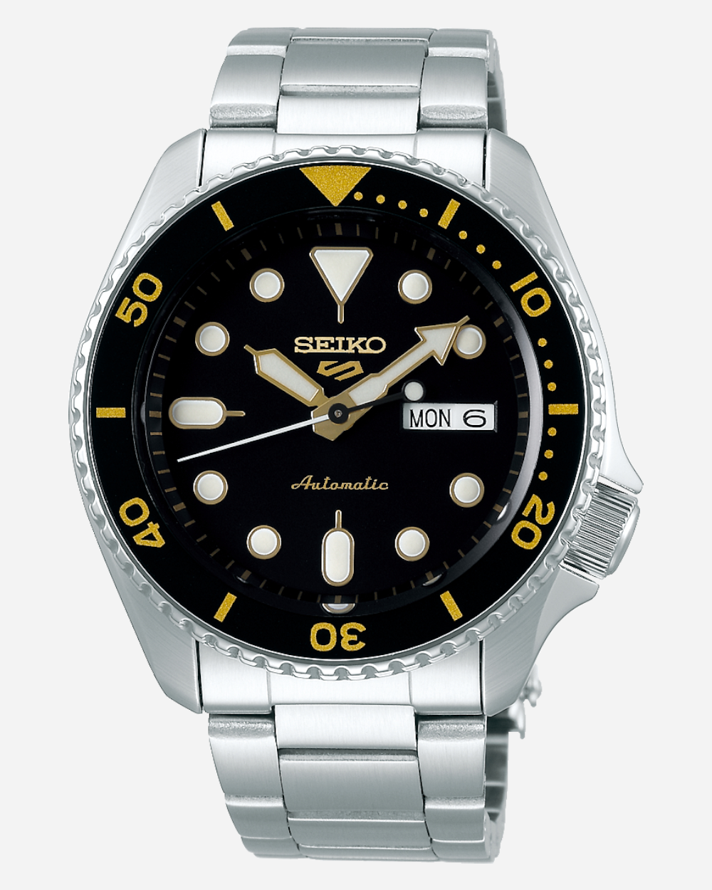 SEIKO 5 Sports Automatisk Svart/Stål 43 mm SRPD57K1 SEIKO 5 Sports Automatisk Svart/Stål 43 mm SRPD57K1