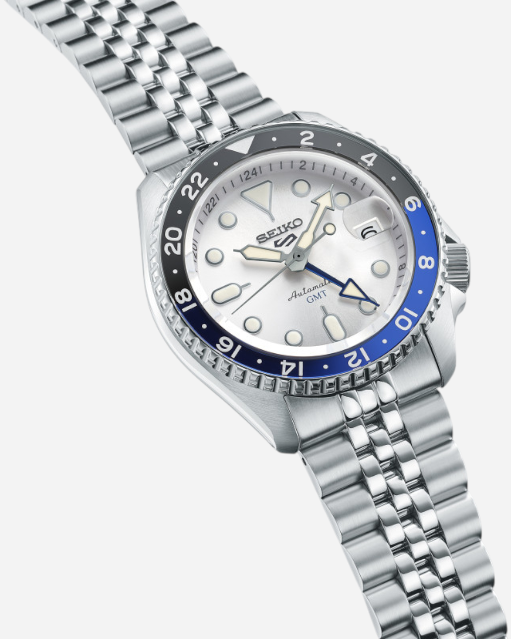 SEIKO 5 Sports Automatisk Vit/Stål 42.5 mm SSK033K1 SEIKO 5 Sports Automatisk Vit/Stål 42.5 mm SSK033K1