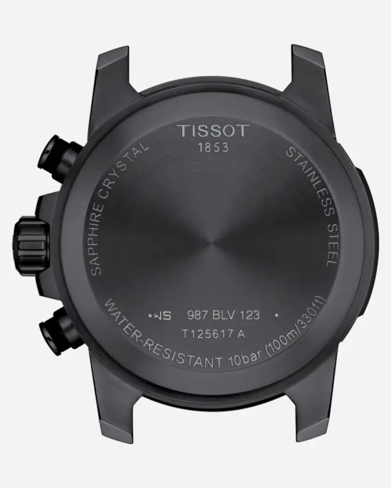 Tissot Supersport Svart/Gummi 46 mm T1256173705101