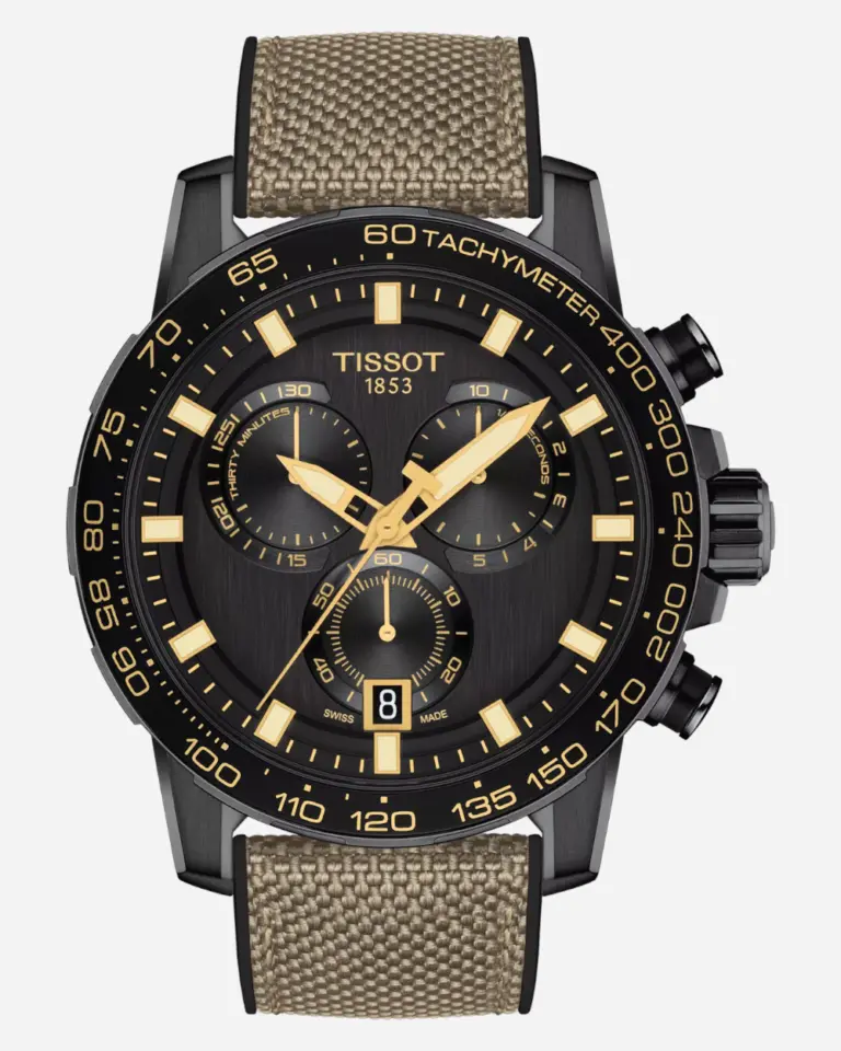 Tissot Supersport Svart/Gummi 46 mm T1256173705101