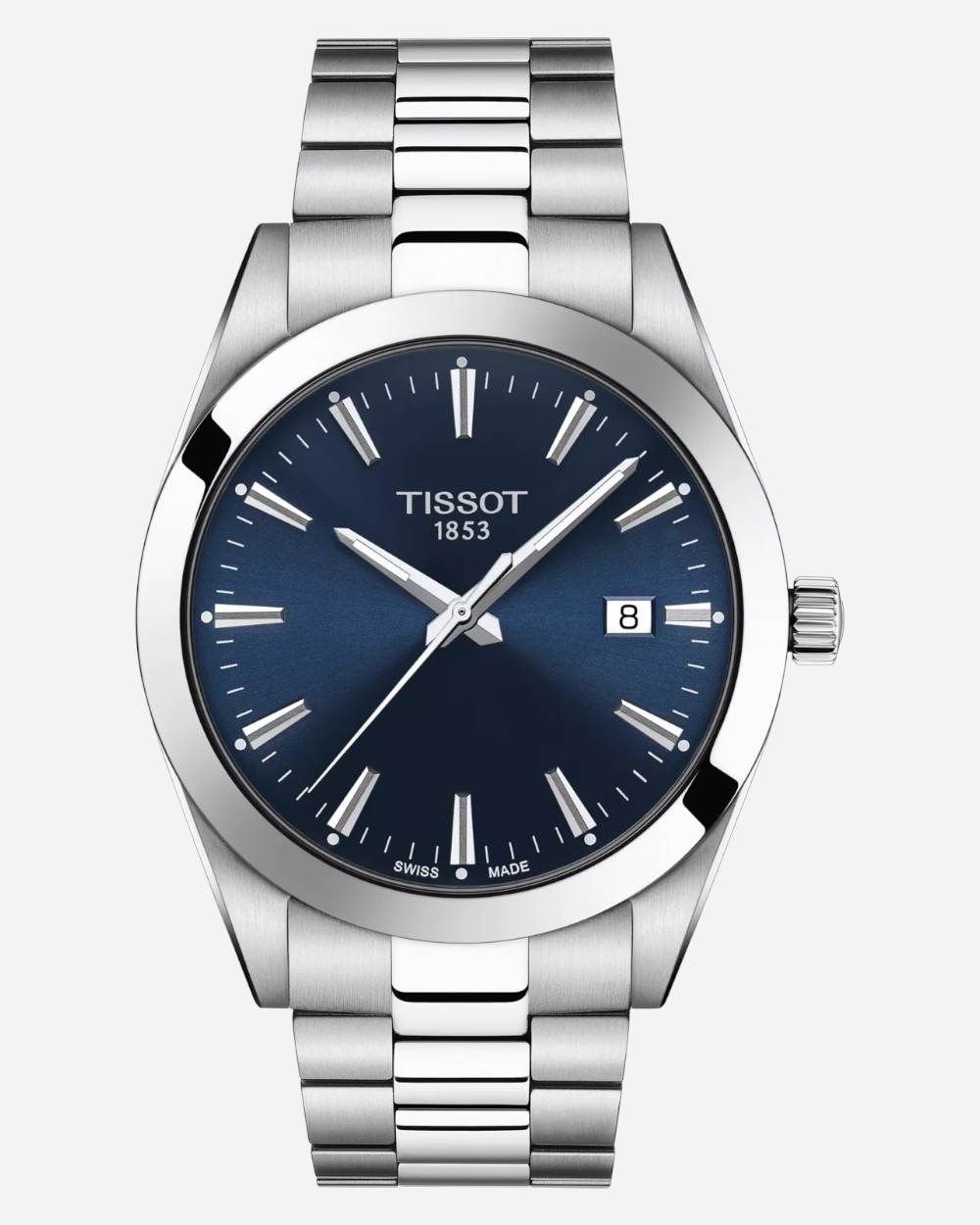 Tissot T-Classic Blå/Stål 40 mm T1274101104100 Tissot T-Classic Blå/Stål 40 mm T1274101104100