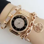 Michael Kors Catlin Damklocka Svart/Roséguld Stål 38 mm - Bild 2