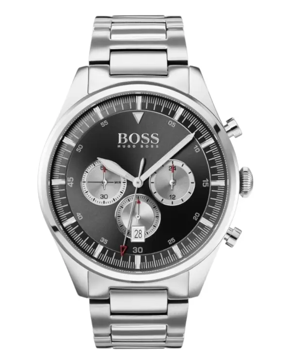 Hugo Boss Pioneer Herrklocka Svart/Stål 44 mm 1513712