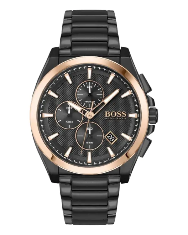Hugo Boss Grandmaster Herrklocka Svart/Stål 46 mm 1513885