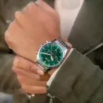 Hugo Boss Pioneer Herrklocka Grön/Stål 44 mm 1513868 | Urme