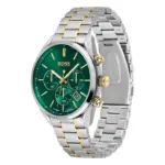 Hugo Boss Champion Herrklocka Grön/Gulguldtonat stål 44 mm 1513878