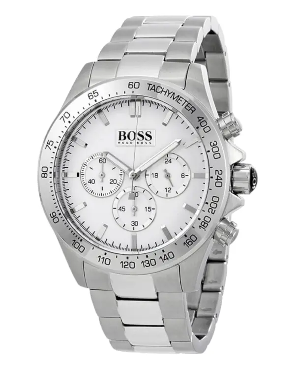 Hugo Boss Ikon Herrklocka Vit/Stål 44 mm 1512962