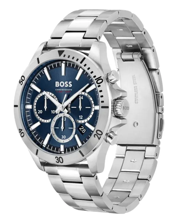 Hugo Boss Troper Herrklocka Blå/Stål 45 mm 1514069