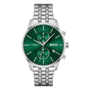 Hugo Boss Associate Herrklocka Grön/Stål 42 mm 1513975 | Urme