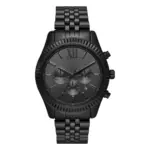 Michael Kors Lexington Kronograf Herrklocka Svart/Stål 44 mm MK8591 | Urme