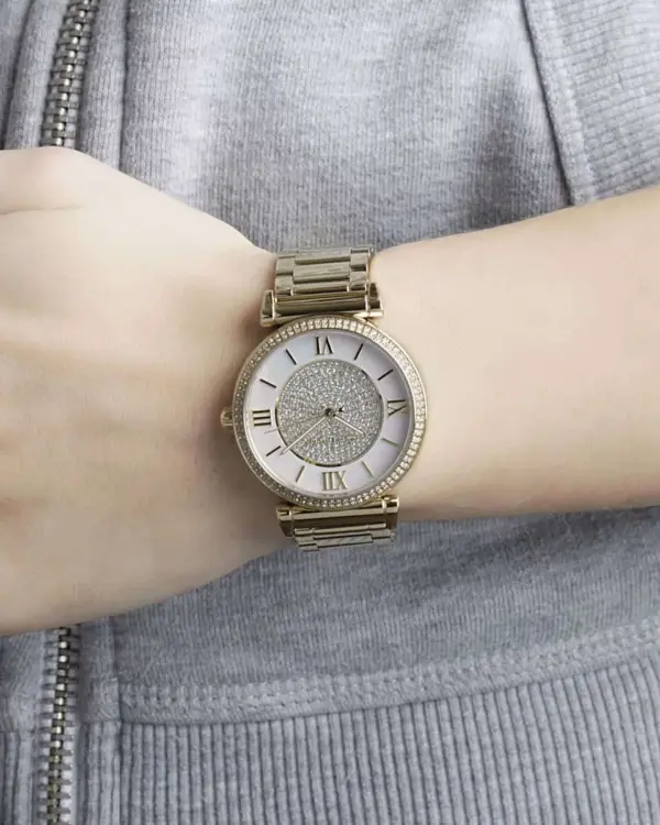 Michael Kors Catlin Damklocka Guld/Stål 38 mm MK3332 | Urme