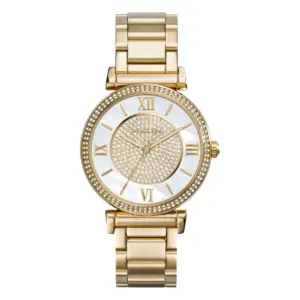 Michael Kors Catlin Damklocka Guld/Stål 38 mm MK3332 | Urme