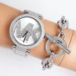 Michael Kors Parker Damklocka Silver/Stål 48 mm - Bild 2