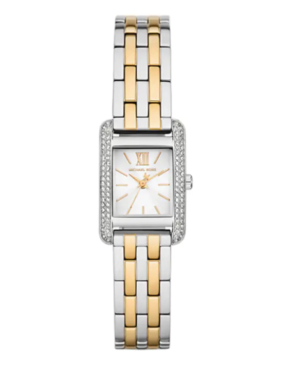 Michael Kors Mini Monroe Pavé Damklocka Roséguld/Silver Stål 20 mm MKO1035