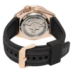 Seiko 5 Sports Automatisk Herrklocka Svart/Läder Roseguld 43 mm SRPD76K1