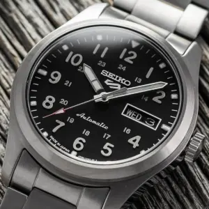 Seiko 5 Sports Automatisk Herrklocka Svart/Stål 39 mm SRPG27K1