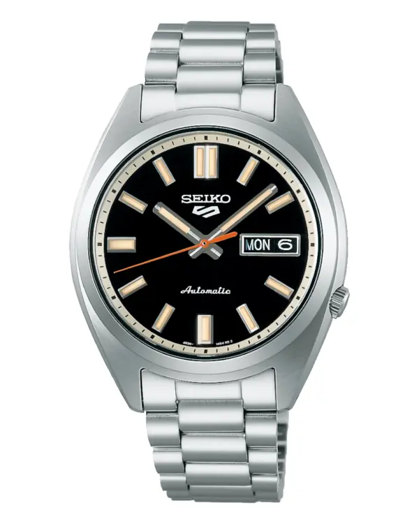 Seiko 5 Automatisk Herrklocka Svart/Stål 37 mm SRPK89K1