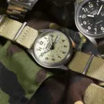 seiko 5 sports automatic Damklocka Beige/Textil 36 mm