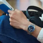 Seiko 5 Sports GMT Automatisk Herrklocka Blå/Stål 43 mm SSK003K1