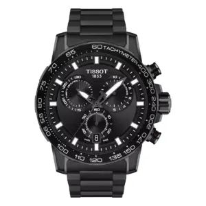 Tissot Supersport Chrono Kronograf Herrklocka Svart/PVD-stål 45.5 mm T1256173305100 | Urme