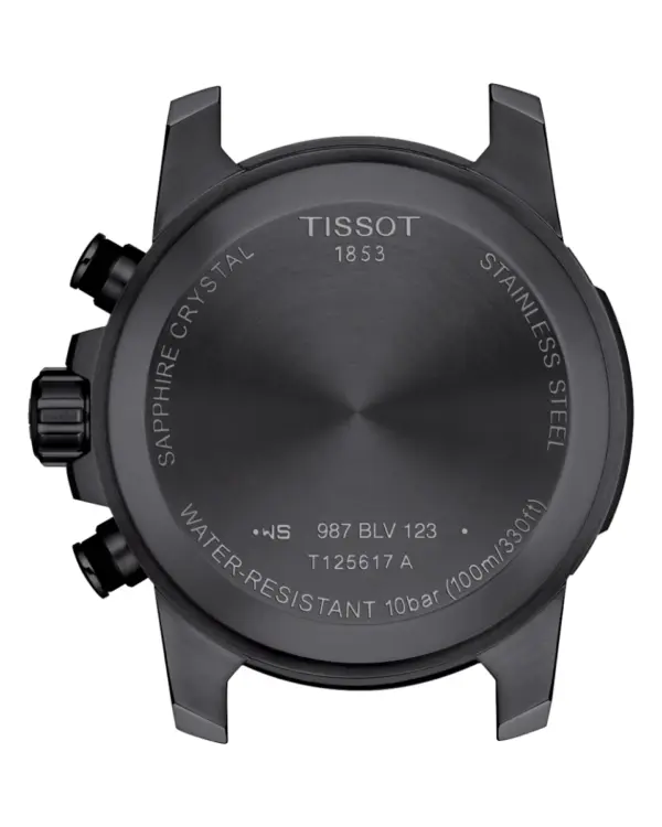Tissot Supersport Chrono Kronograf Herrklocka Svart/PVD-stål 45.5 mm T1256173305100