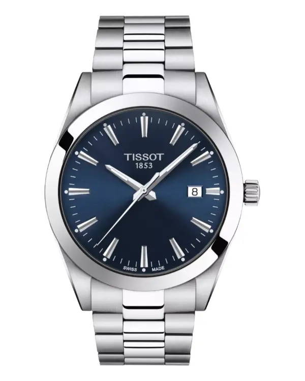Tissot Gentleman Herrklocka Blå/Stål 40 mm T1274101104100