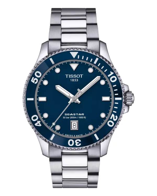 Tissot Seastar 1000 Herrklocka Blå/Stål 40 mm T1204101104100