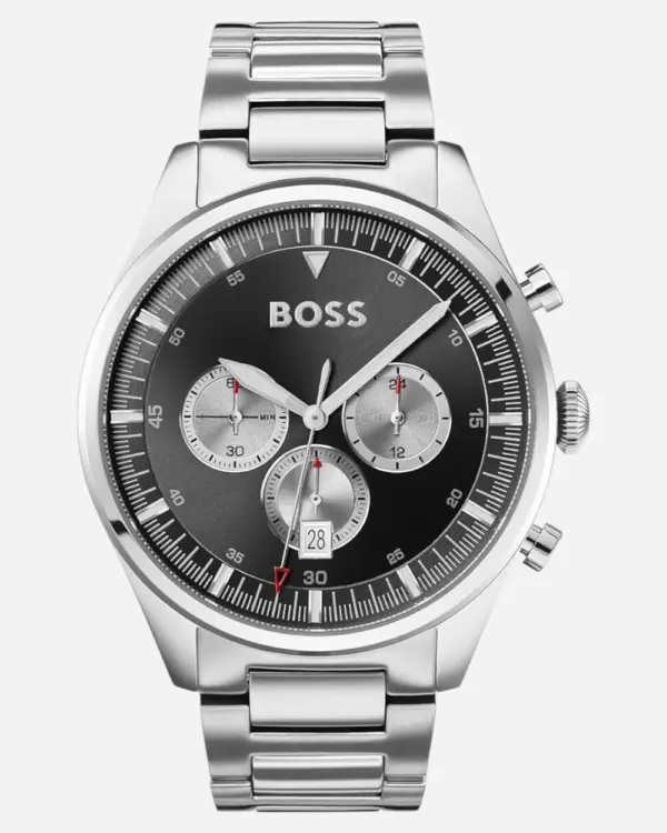 Hugo Boss Pioneer Svart/Stål 44 mm 1513712