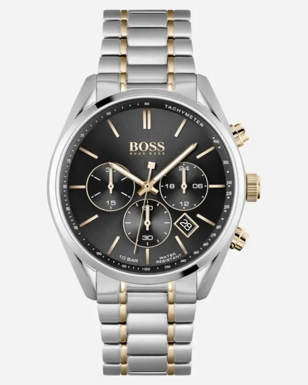 Hugo Boss Champion Svart/Roséguldstonat Stål 44 mm 1513819